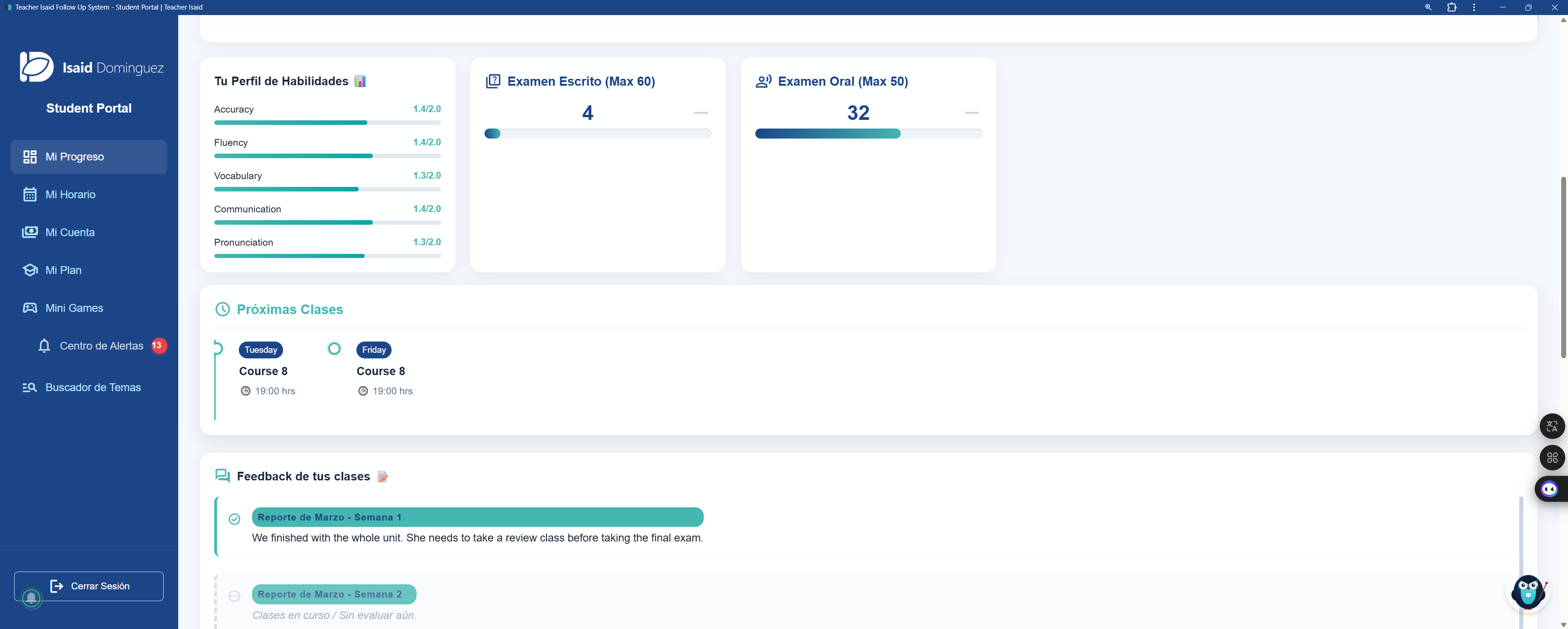 Buscador de ejercicios