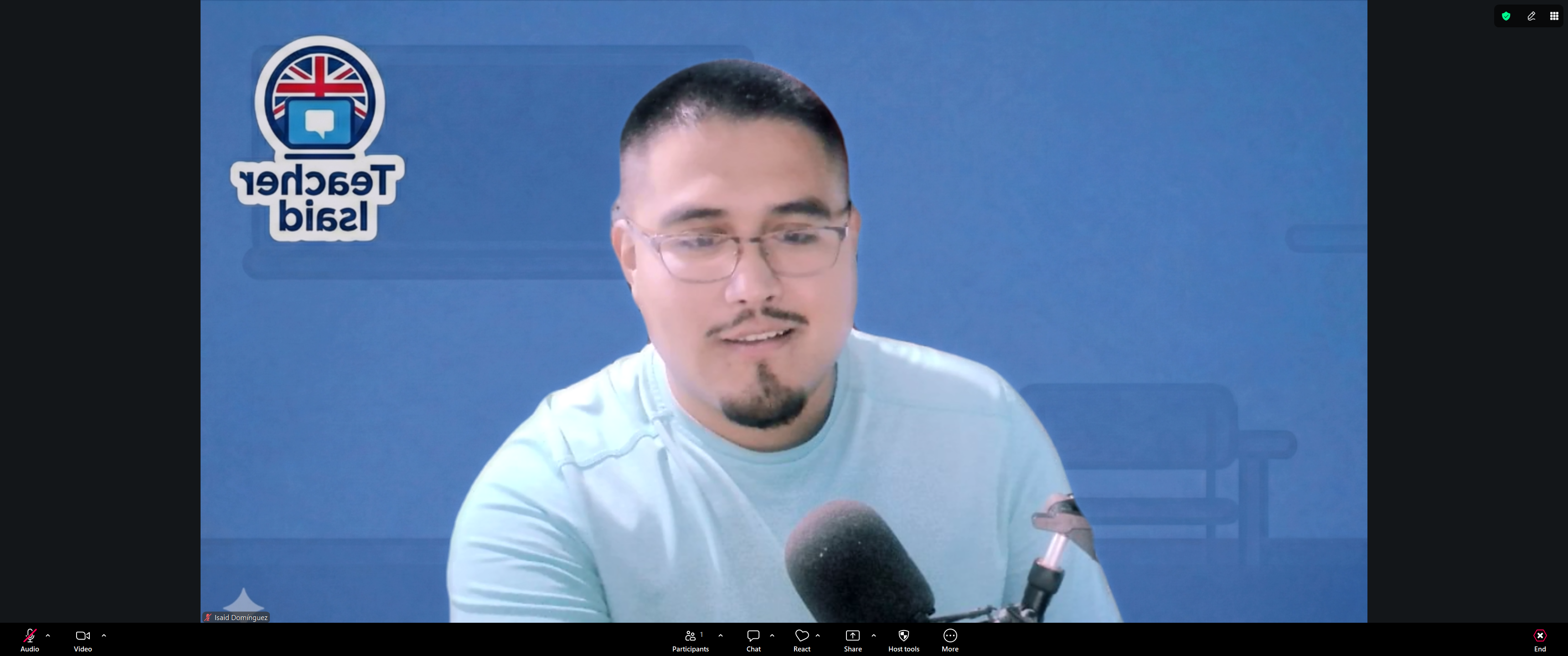 Clase de inglés en vivo por Zoom con Teacher Isaid